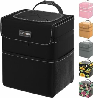 HOTOR Car Trash Can Review: Leak-Proof Organizer for Cars